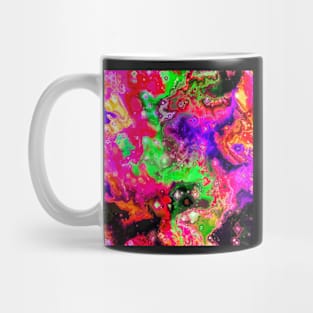 Acrylic Colorful Liquid Ink Mug